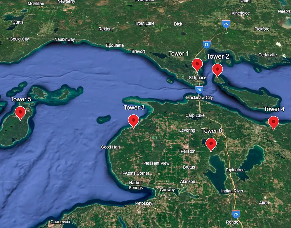 MSRW's Motus Tower Locations